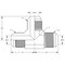 World Wide Fittings Male JIC to Male JIC to Male JIC Union Tee F5705X05X05X05 - alternate 2